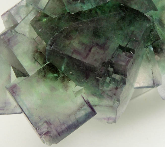 Fluorite (zoned crystals) from Okorusu Mine, 46.5 km north of Otjiwarongo, Otjozondjupa, Namibia