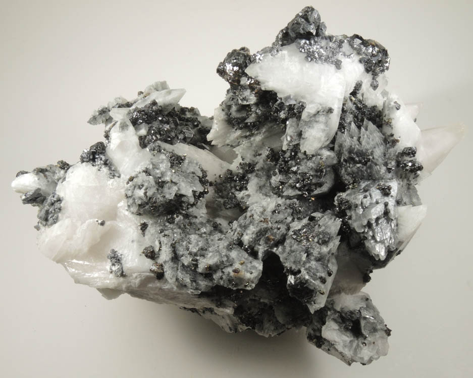 Calcite with Sphalerite, Galena, Pyrite from Santa Eulalia District, Aquiles Serdn, Chihuahua, Mexico