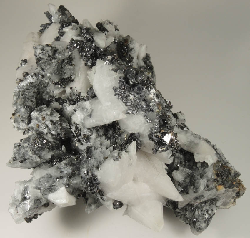 Calcite with Sphalerite, Galena, Pyrite from Santa Eulalia District, Aquiles Serdn, Chihuahua, Mexico