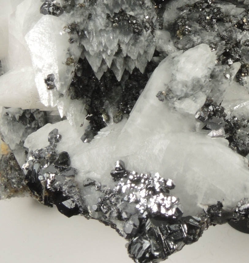 Calcite with Sphalerite, Galena, Pyrite from Santa Eulalia District, Aquiles Serdn, Chihuahua, Mexico