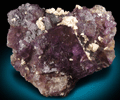 Fluorite with Barite from Rosiclare District, Hardin County, Illinois