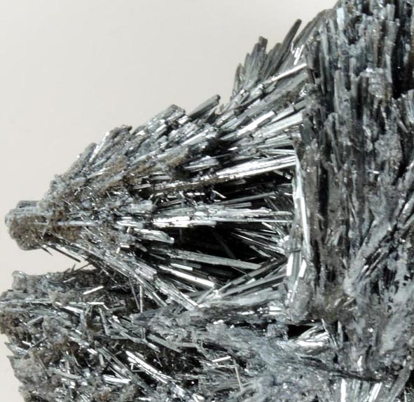 Stibnite (fan-shaped aggregates) from Herja Mine (Kisbanya), Baia Mare, Maramures, Romania