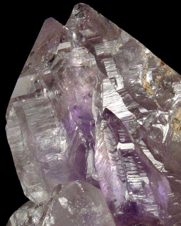 Quartz var. Amethyst from Intergalactic Pit, Deer Hill, Stowe, Oxford County, Maine