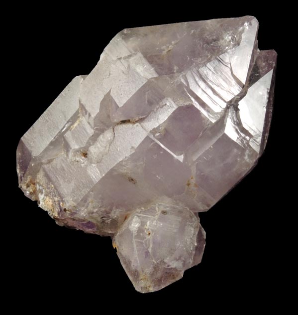 Quartz var. Amethyst from Intergalactic Pit, Deer Hill, Stowe, Oxford County, Maine