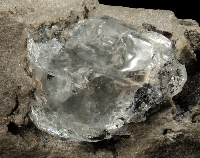 Quartz var. Herkimer Diamonds in dolostone from Crystal Grove, Lassellsville, Montgomery County, New York
