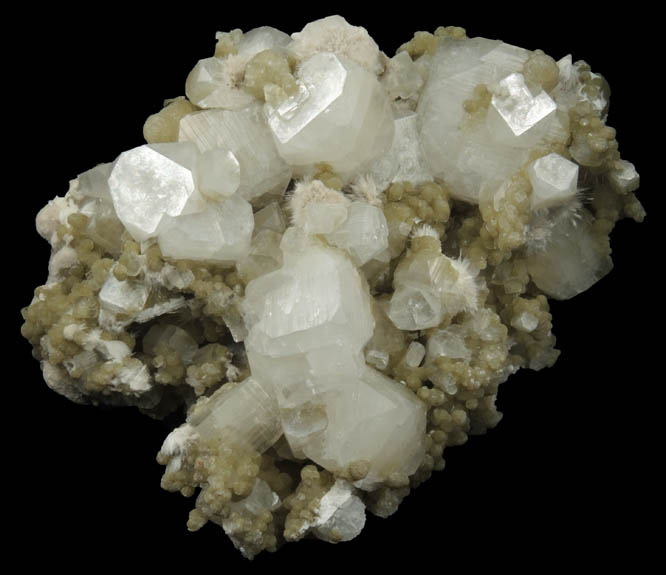 Apophyllite, Gyrolite, Okenite from Pune District, Maharashtra, India