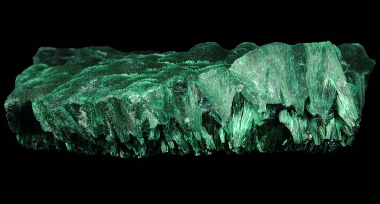 Malachite from Kolwezi Mining District, 240 km WNW of Lubumbashi, Katanga Copperbelt, Lualaba Province, Democratic Republic of the Congo