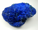 Azurite with minor Malachite alteration from Bisbee, Warren District, Cochise County, Arizona