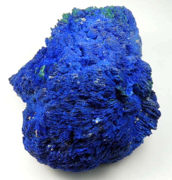 Azurite with minor Malachite alteration from Bisbee, Warren District, Cochise County, Arizona