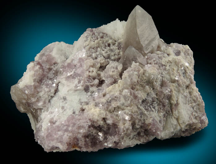 Lepidolite and Smoky Quartz from Havey Quarry, Poland, Androscoggin County, Maine