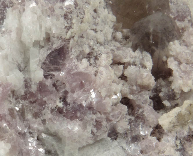 Lepidolite and Smoky Quartz from Havey Quarry, Poland, Androscoggin County, Maine