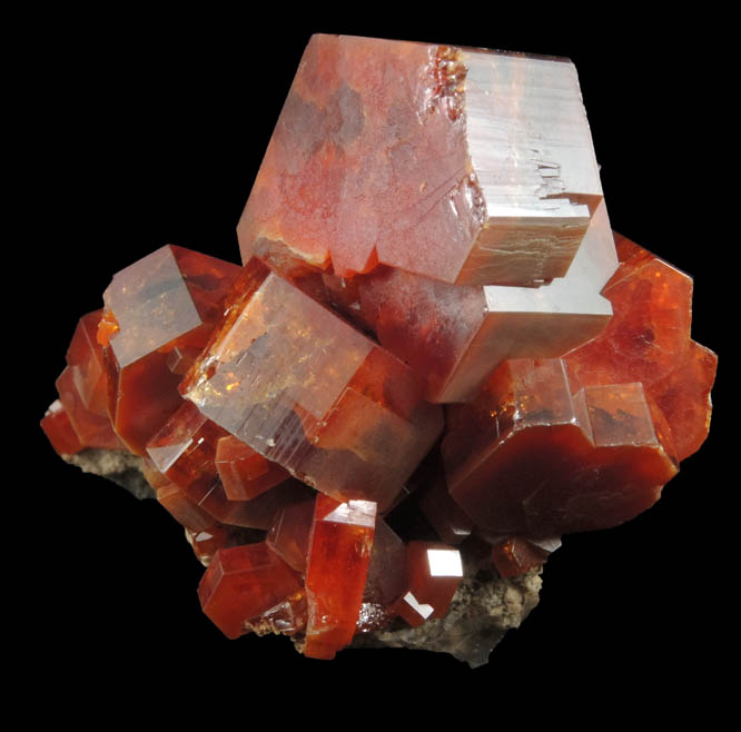 Vanadinite from Mibladen, Haute Moulouya Basin, Zeida-Aouli-Mibladen belt, Midelt Province, Morocco