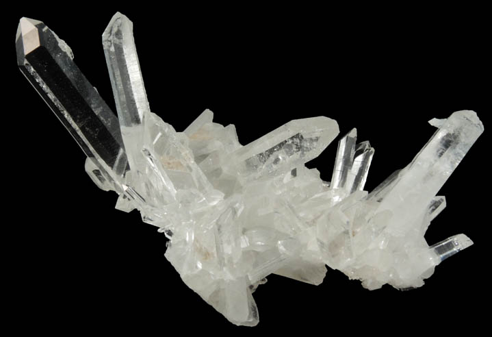 Quartz from Wegner Mines, Collier Creek, 4.4 km south of Mount Ida, Montgomery County, Arkansas