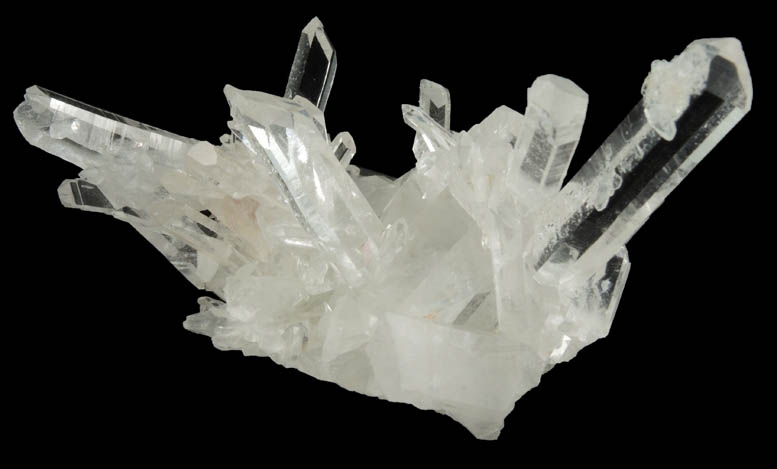 Quartz from Wegner Mines, Collier Creek, 4.4 km south of Mount Ida, Montgomery County, Arkansas