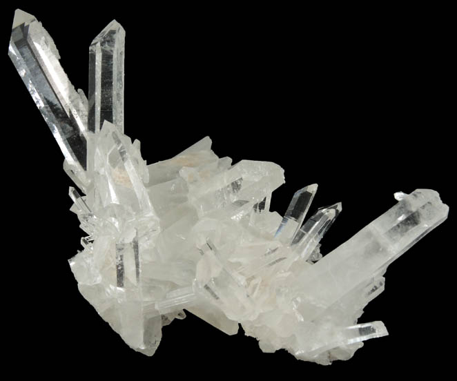 Quartz from Wegner Mines, Collier Creek, 4.4 km south of Mount Ida, Montgomery County, Arkansas