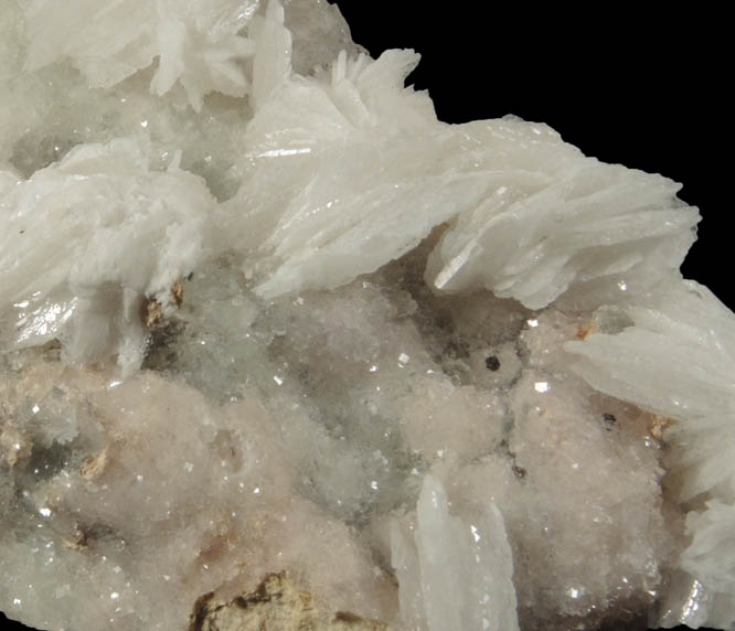 Barite on Fluorite from Caravia-Berbes District, Asturias, Spain