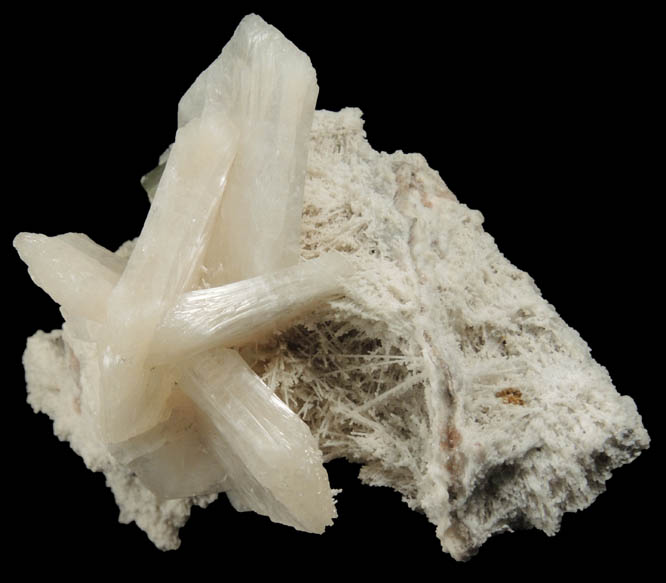 Apophyllite and Stilbite on Natrolite-Mesolite from Nasik District, Maharashtra, India