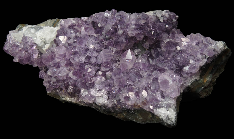 Quartz var. Amethyst Quartz from Catalan Agate-Amethyst District, Southern Paran Basalt Basin, Artigas, Uruguay