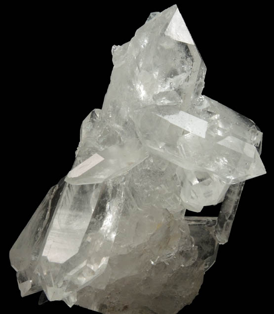 Quartz from Wegner Mines, Collier Creek, 4.4 km south of Mount Ida, Montgomery County, Arkansas