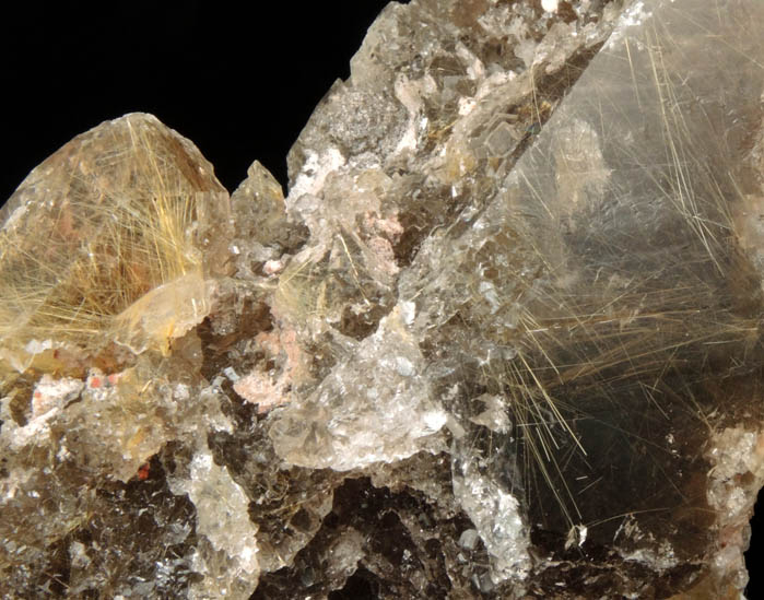 Quartz with Rutile inclusions (Rutilated Quartz) from Novo Horizonte, Bahia, Brazil