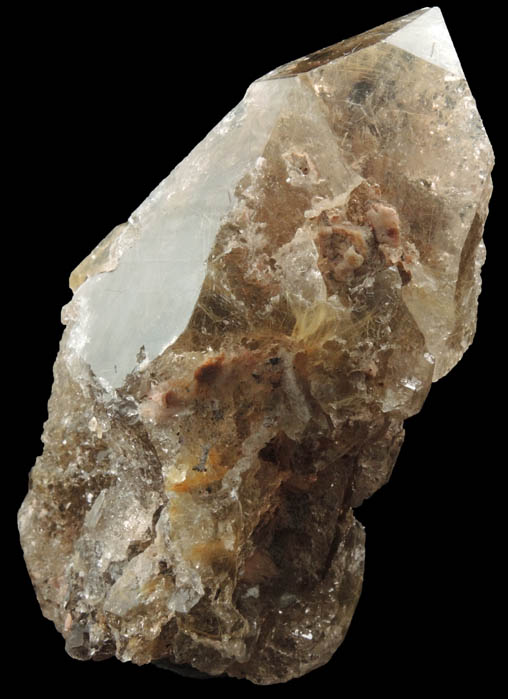 Quartz with Rutile inclusions (Rutilated Quartz) from Novo Horizonte, Bahia, Brazil