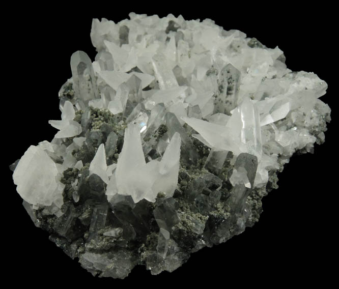 Calcite, Quartz, Chlorite from Madan District, Rhodope Mountains, Bulgaria
