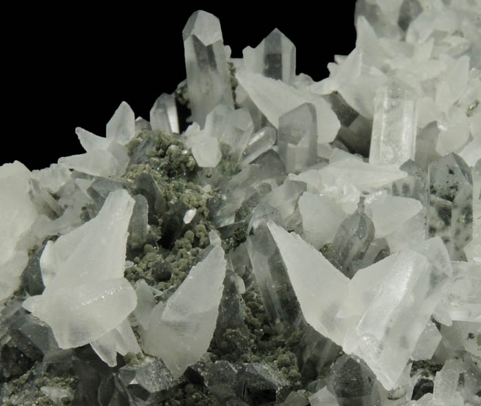 Calcite, Quartz, Chlorite from Madan District, Rhodope Mountains, Bulgaria