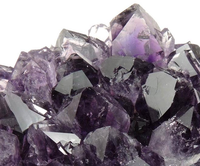 Quartz var. Amethyst Quartz from Catalan Agate-Amethyst District, Southern Paran Basalt Basin, Artigas, Uruguay