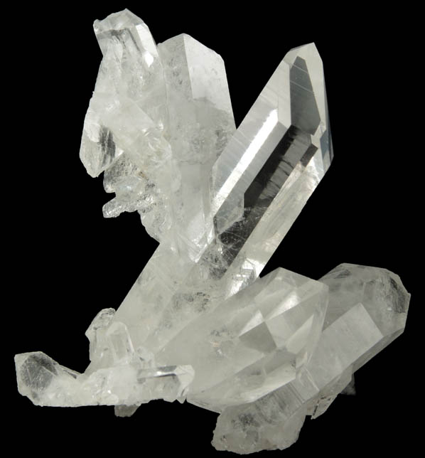 Quartz from Wegner Mines, Collier Creek, 4.4 km south of Mount Ida, Montgomery County, Arkansas