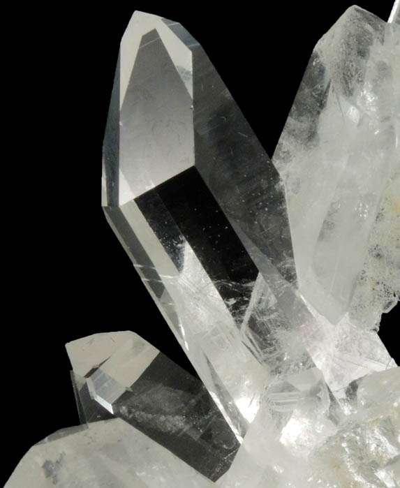 Quartz from Wegner Mines, Collier Creek, 4.4 km south of Mount Ida, Montgomery County, Arkansas