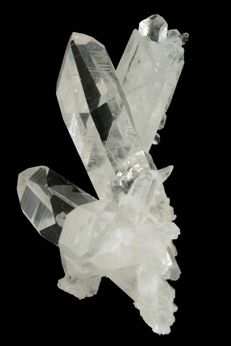 Quartz from Wegner Mines, Collier Creek, 4.4 km south of Mount Ida, Montgomery County, Arkansas