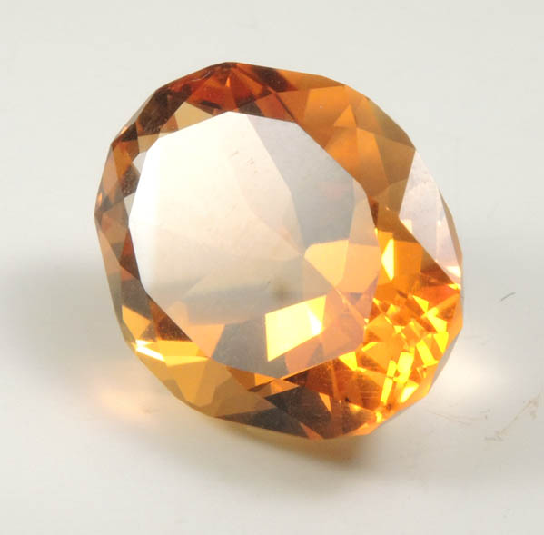 Quartz var. Madeira Citrine (6.78 carat oval gemstone) from Alto Uruguai, Rio Grande do Sul, Brazil