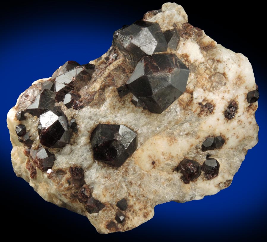 Almandine Garnet from Russell, Hampden County, Massachusetts