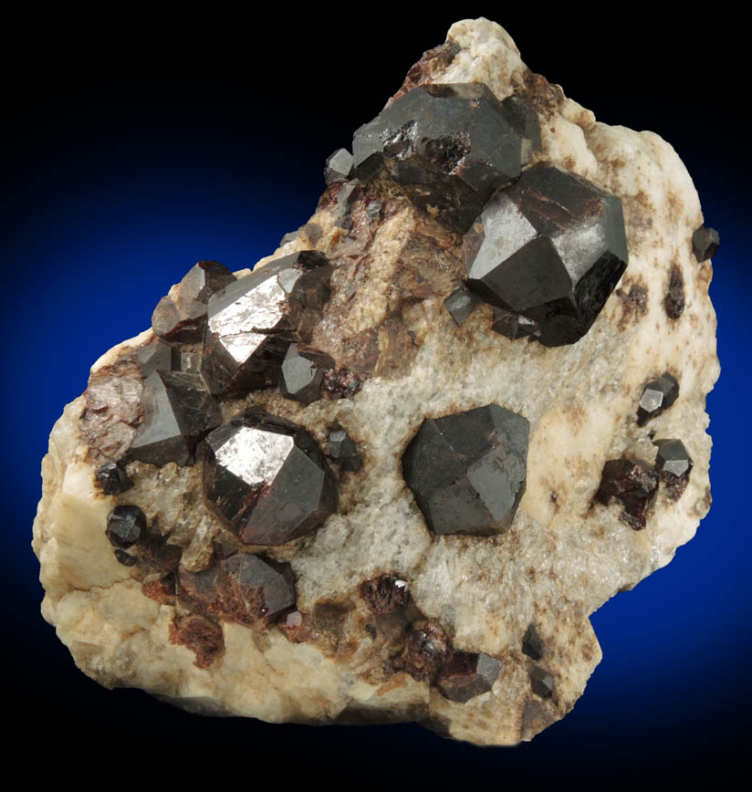 Almandine Garnet from Russell, Hampden County, Massachusetts