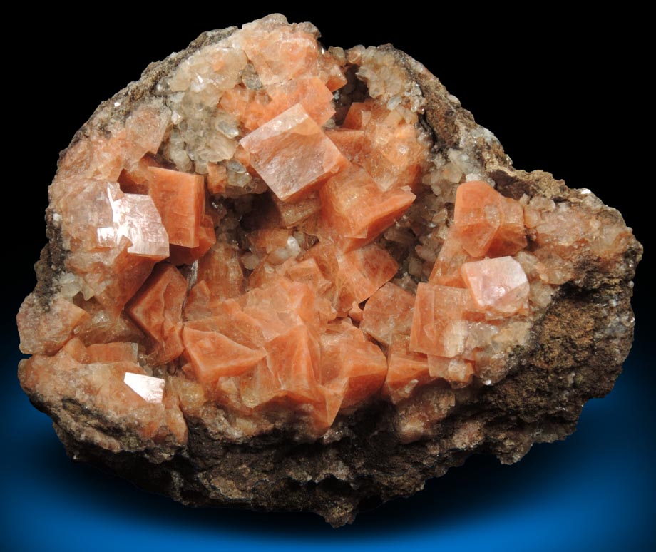 Chabazite with minor Heulandite from Wasson's Bluff, Parrsboro, Nova Scotia, Canada