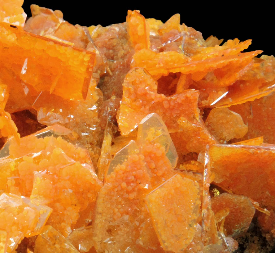 Wulfenite and Mimetite from San Francisco Mine, Cerro Prieto, north of Cucurpe, Sonora, Mexico