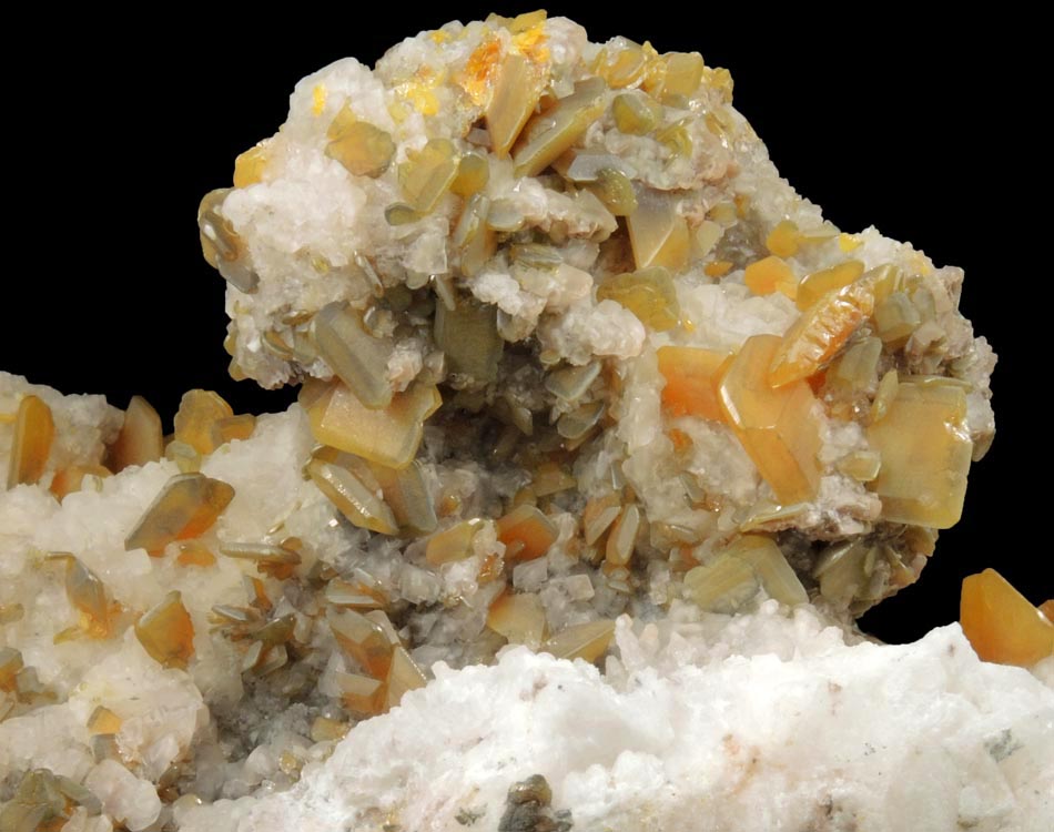 Wulfenite from Hilltop Mine, 2.4 km NNW of Shaw Peak, Chiricahua Mountains, Cochise County, Arizona