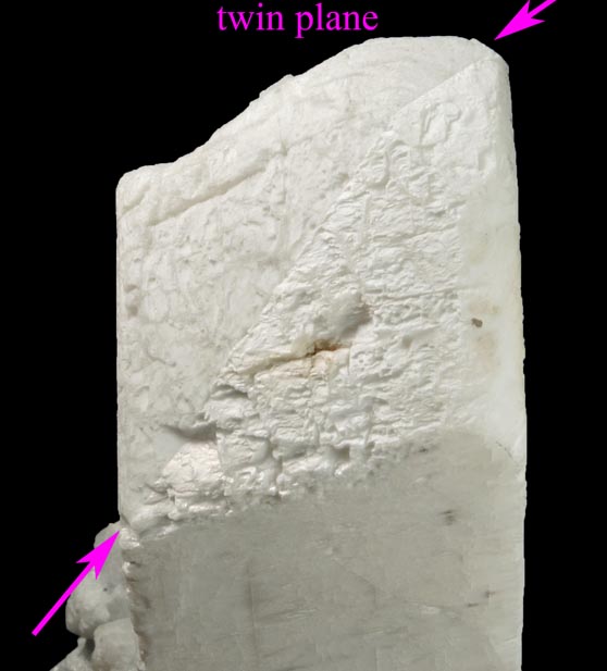 Microcline (Baveno-Law Twinned) with Albite from Raikot, Chilas, Gilgit-Baltistan, Pakistan