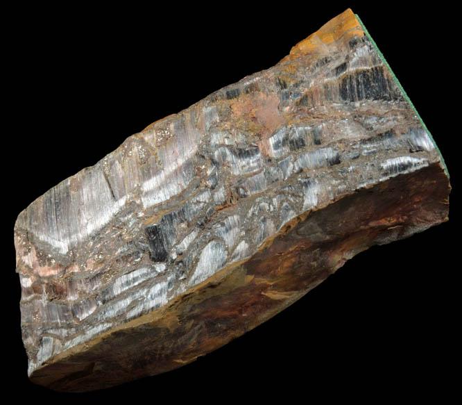 Mara Mamba Tiger Eye (Quartz pseudomorphous after Riebeckite) from Hamersley Ranges, Ashburton, Pilbara, Western Australia, Australia