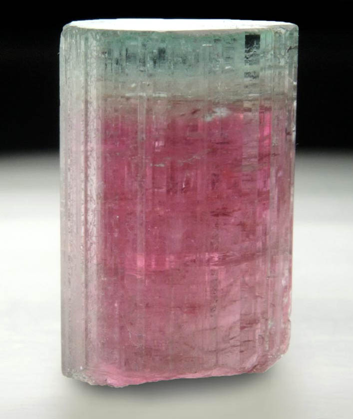 Elbaite var. Bi-colored Tourmaline from Cruzeiro Mine, So Jose da Safira, Minas Gerais, Brazil