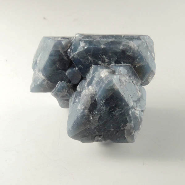 Spinel (blue twinned crystals) from Mahenge, Morogoro Region, Tanzania