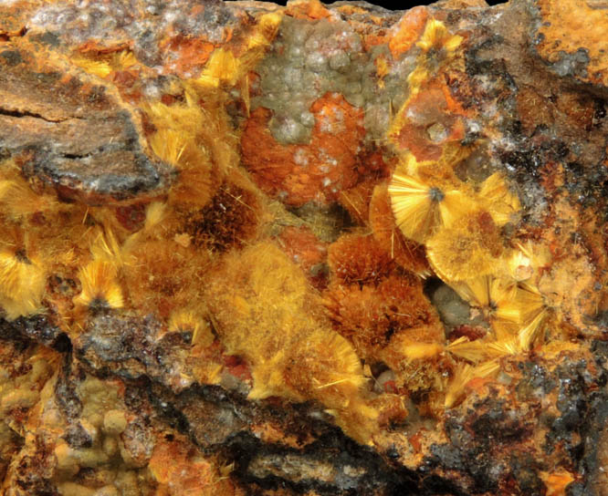 Cacoxenite from Coon Creek Mine, Polk County, Arkansas