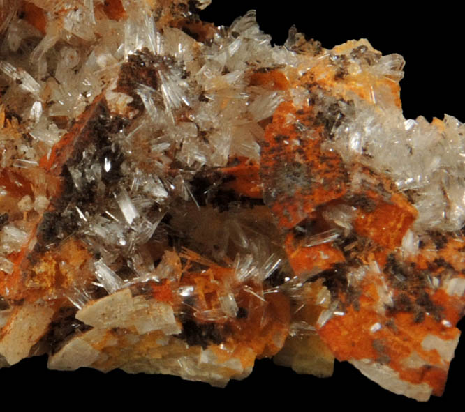 Hemimorphite on Dolomite from Mattie Mae Mine, Rush Creek District, Marion County, Arkansas