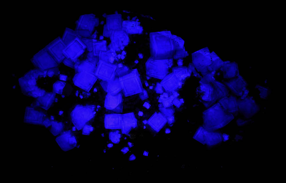 Fluorite on Quartz from Yaogangxian Mine, 32 km southeast of Chenzhou, Hunan, China