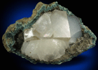 Epistilbite, Stellerite, Calcite from Jalgaon, Maharashtra, India