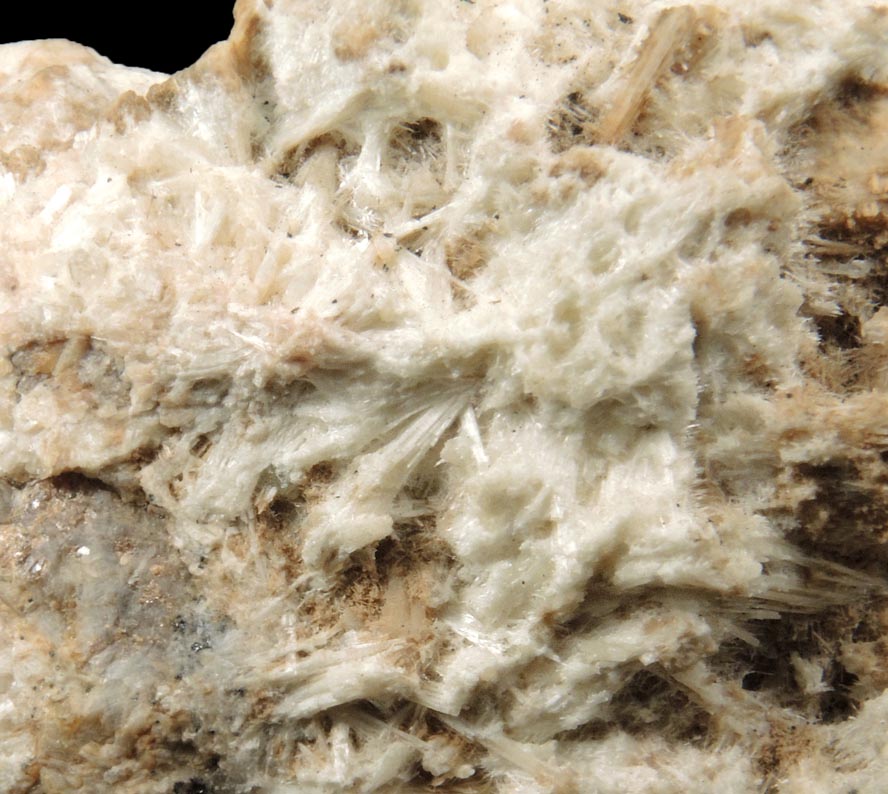 Willemite (fibrous) from Franklin Mine, Sussex County, New Jersey
