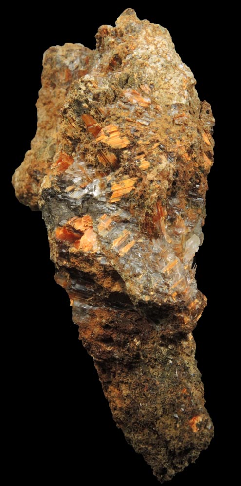 Ludlockite in Gypsum from Mina Ojuela, Mapim, Durango, Mexico