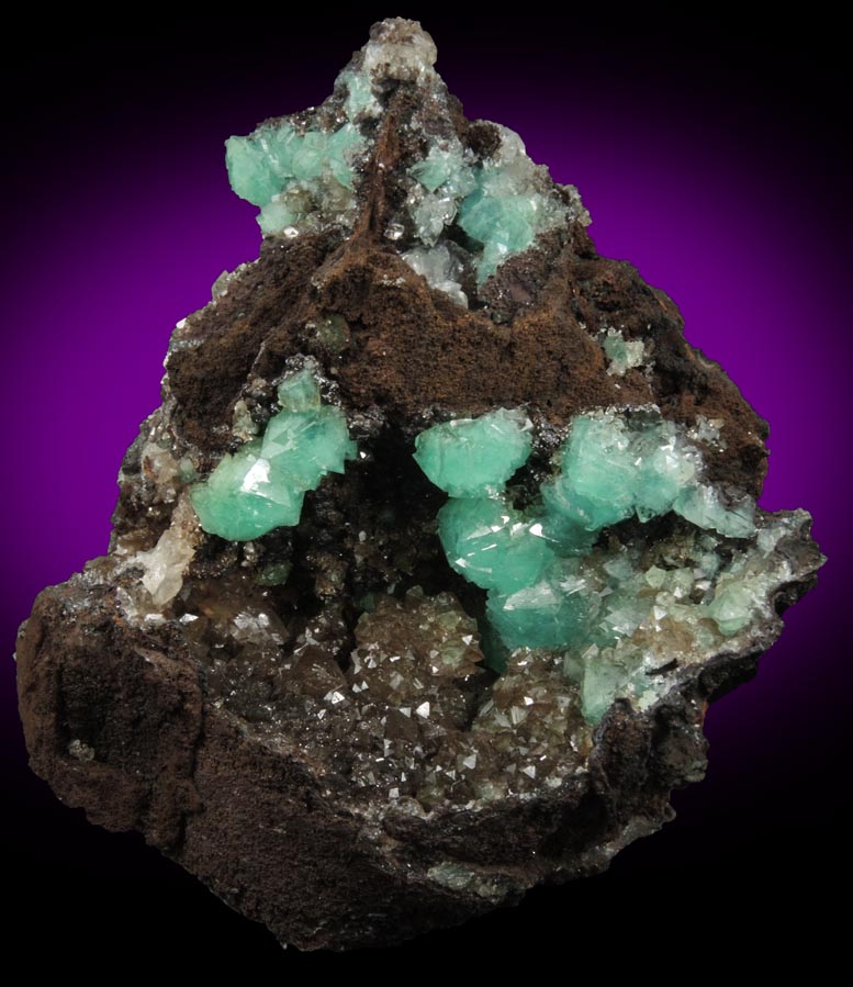 Adamite var. Cuprian Adamite from Mina Ojuela, Mapim, Durango, Mexico