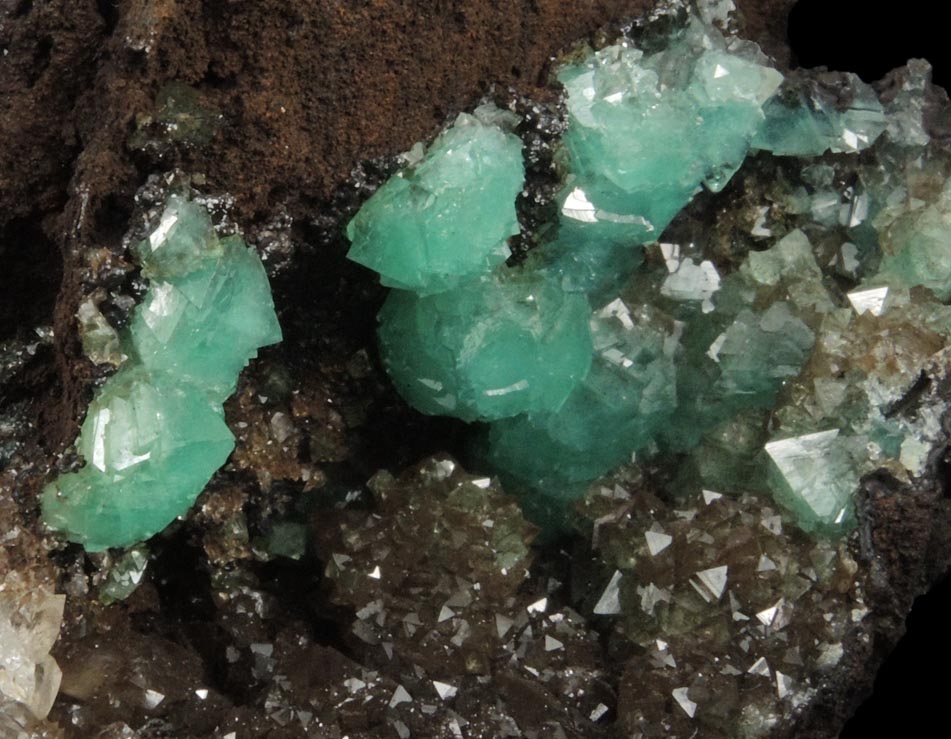 Adamite var. Cuprian Adamite from Mina Ojuela, Mapim, Durango, Mexico