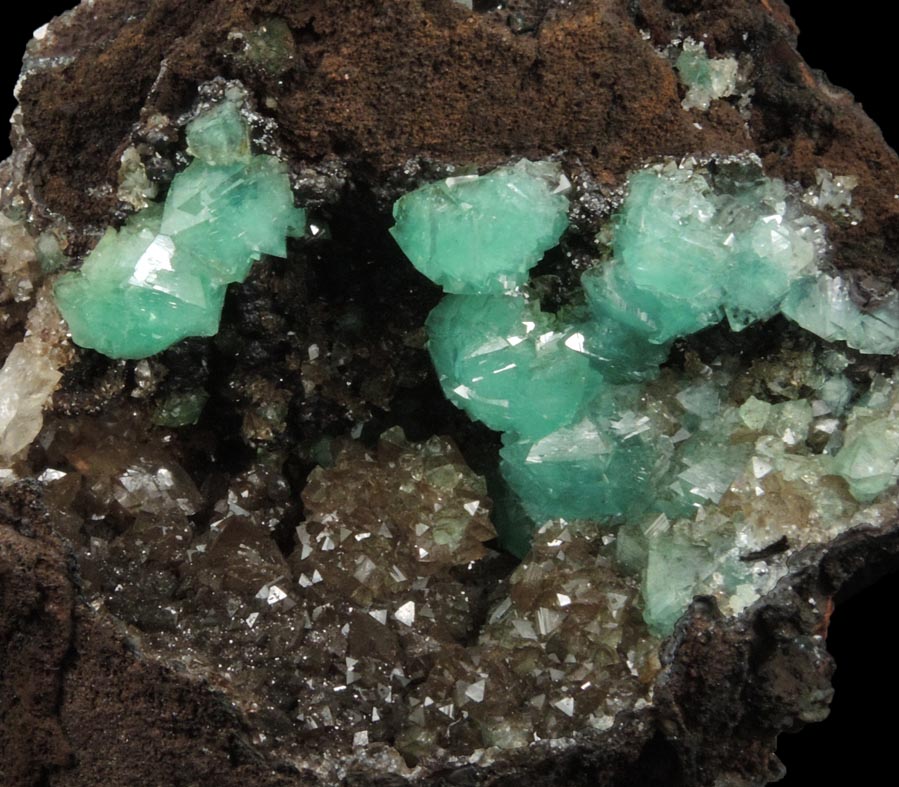 Adamite var. Cuprian Adamite from Mina Ojuela, Mapim, Durango, Mexico